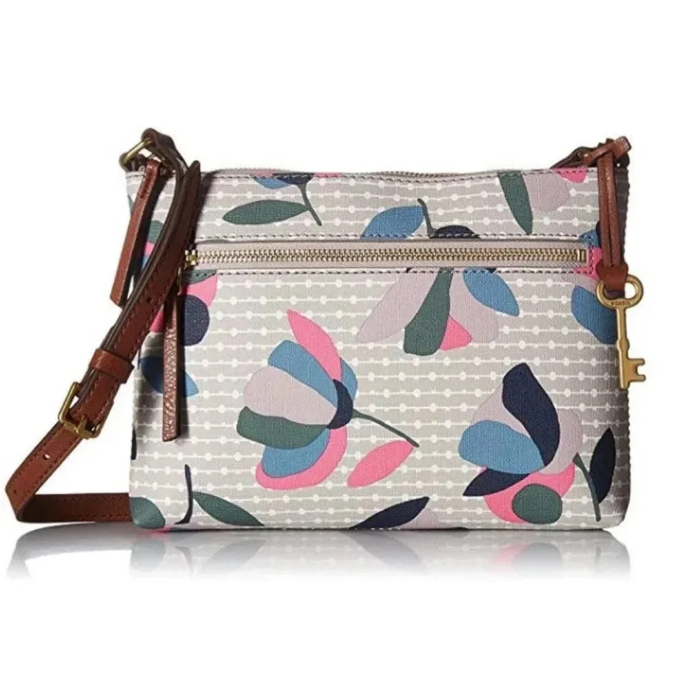 NWOT Fossil Fiona Large Crossbody Bag